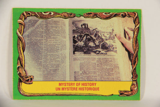 Raiders Of The Lost Ark 1981 Trading Card #19 Mystery Of History FR-ENG OPC L017945