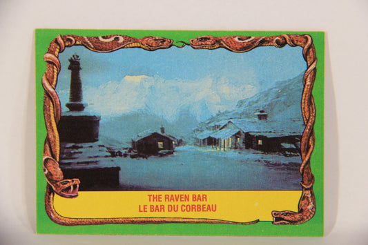 Raiders Of The Lost Ark 1981 Trading Card #20 The Raven Bar FR-ENG OPC L017946