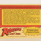 Raiders Of The Lost Ark 1981 Trading Card #20 The Raven Bar FR-ENG OPC L017946