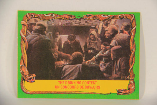 Raiders Of The Lost Ark 1981 Trading Card #21 The Drinking Contest FR-ENG OPC L017947