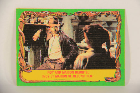 Raiders Of The Lost Ark 1981 Trading Card #22 Indy And Marion Reunited FR-ENG OPC L017948