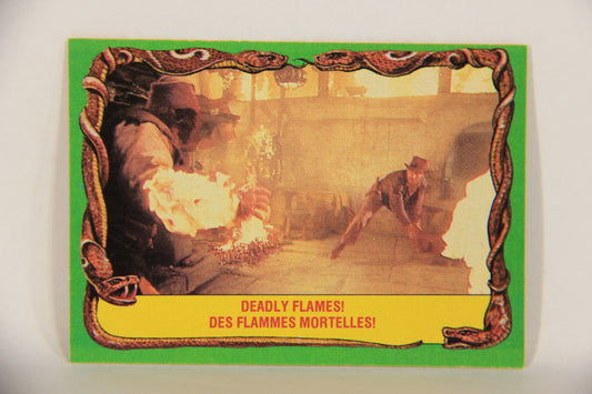 Raiders Of The Lost Ark 1981 Trading Card #29 Deadly Flames FR-ENG OPC L017955