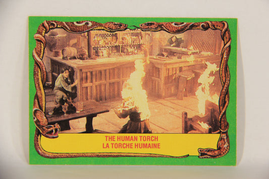 Raiders Of The Lost Ark 1981 Trading Card #30 The Human Torch FR-ENG OPC L017956