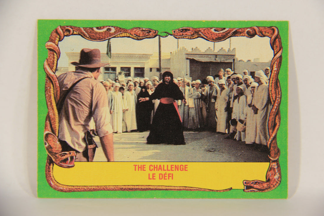 Raiders Of The Lost Ark 1981 Trading Card #36 The Challenge FR-ENG OPC L017962