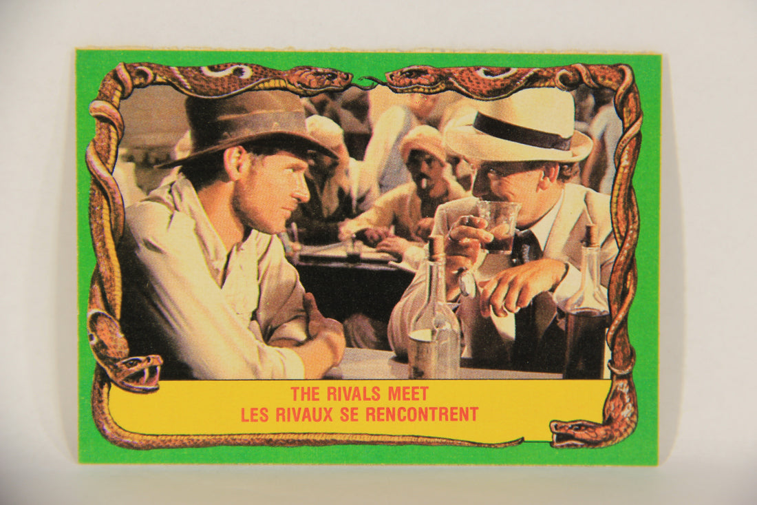 Raiders Of The Lost Ark 1981 Trading Card #40 The Rivals Meet FR-ENG OPC L017966