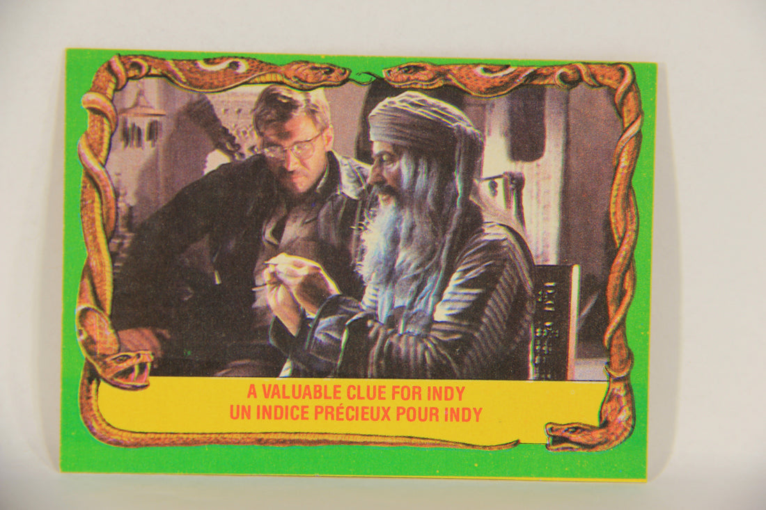 Raiders Of The Lost Ark 1981 Trading Card #41 A Valuable Clue For Indy FR-ENG OPC L017967