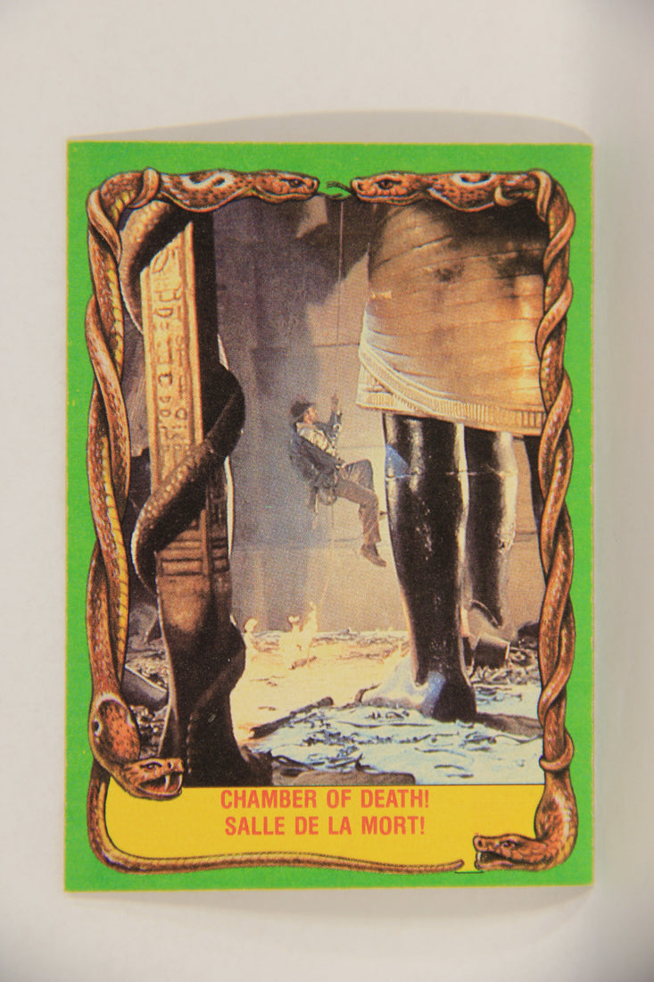 Raiders Of The Lost Ark 1981 Trading Card #51 Chamber Of Death FR-ENG OPC L017977