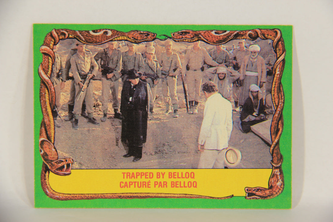 Raiders Of The Lost Ark 1981 Trading Card #54 Trapped By Belloq FR-ENG OPC L017980