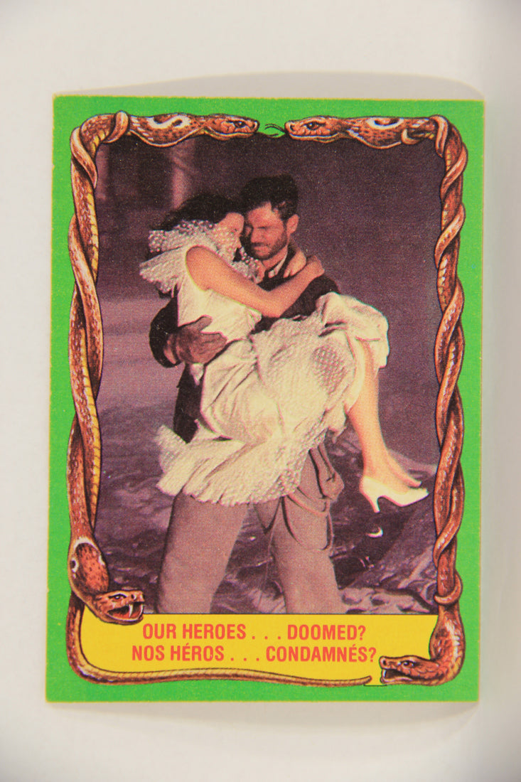 Raiders Of The Lost Ark 1981 Trading Card #56 Our Heroes Doomed FR-ENG OPC L017982