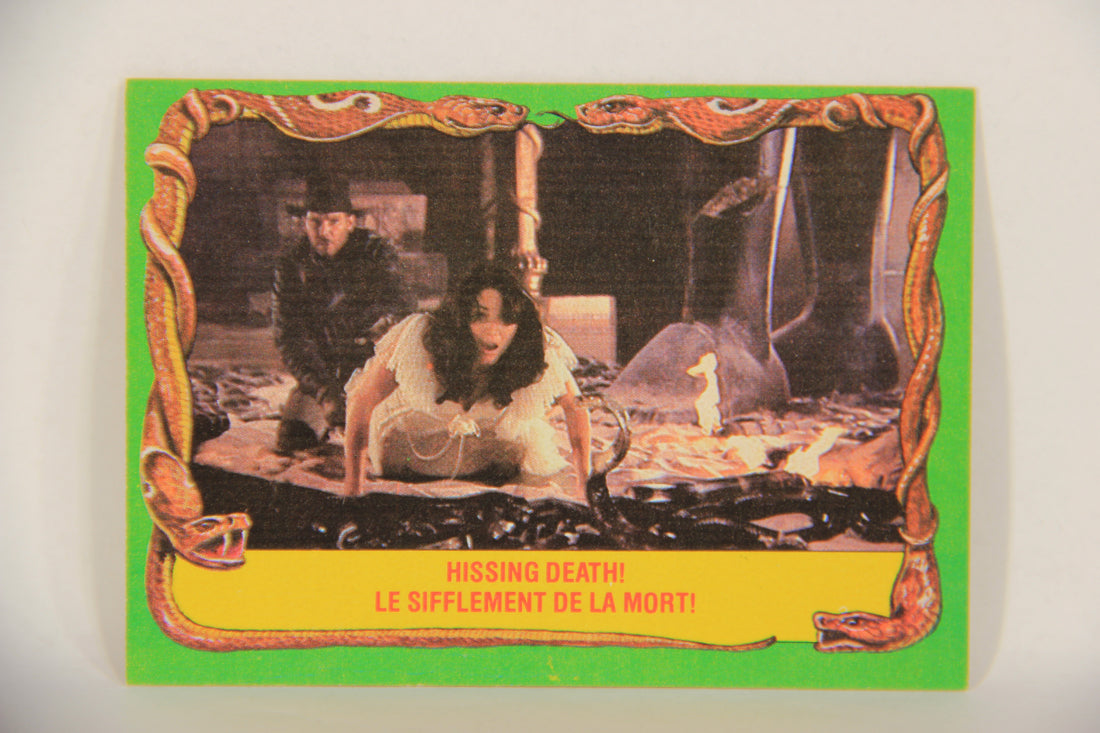 Raiders Of The Lost Ark 1981 Trading Card #57 Hissing Death FR-ENG OPC L017983