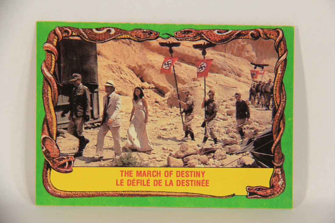 Raiders Of The Lost Ark 1981 Trading Card #77 The March To Destiny FR-ENG OPC L018003