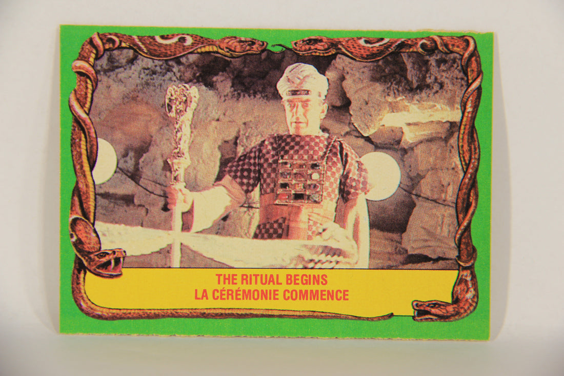 Raiders Of The Lost Ark 1981 Trading Card #82 The Awesome Moment FR-ENG OPC L018008