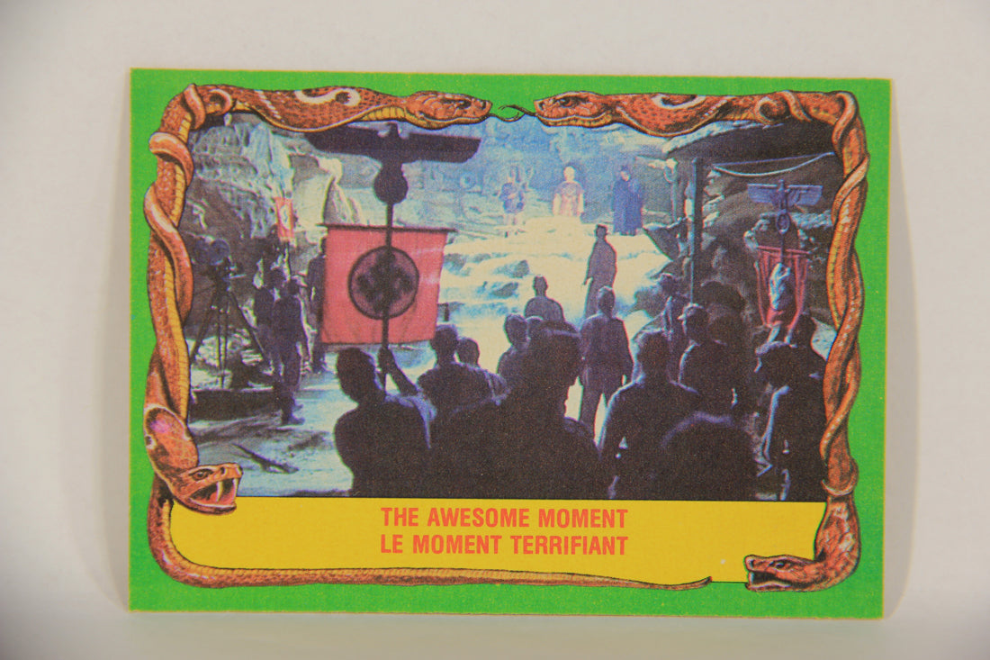 Raiders Of The Lost Ark 1981 Trading Card #83 The Awesome Moment FR-ENG OPC L018009