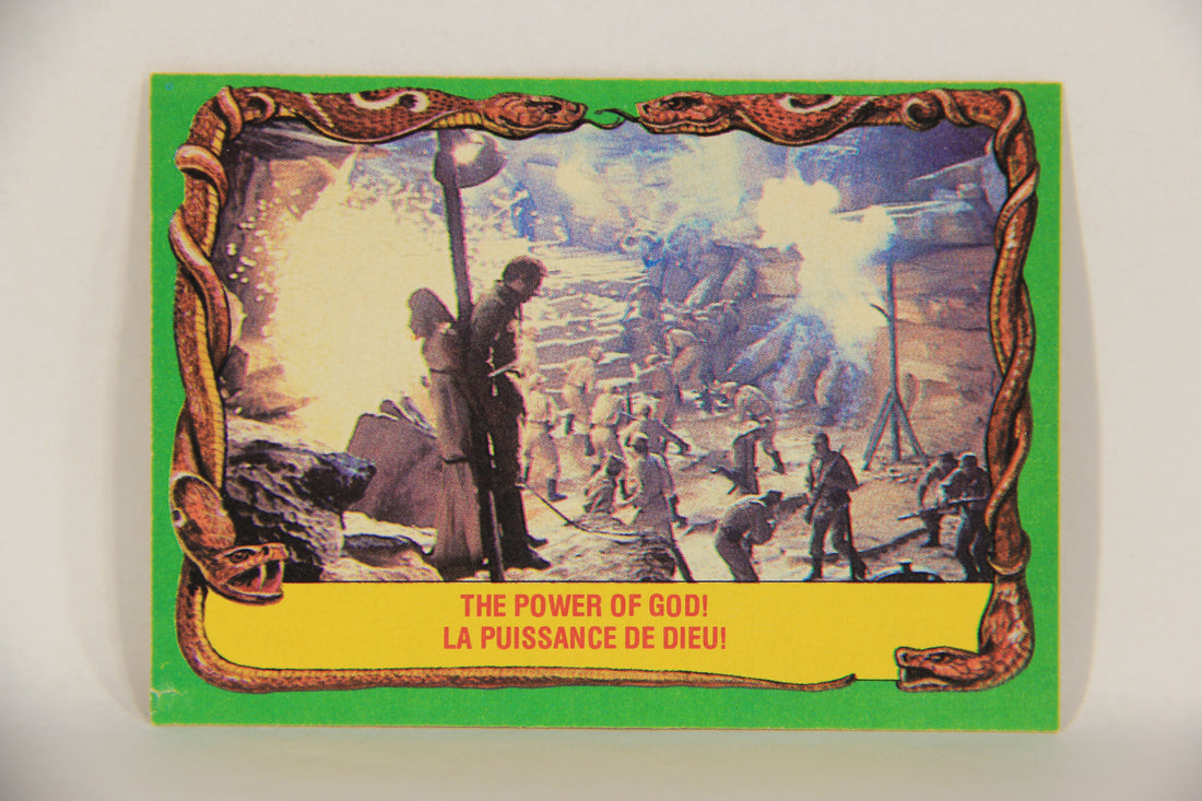 Raiders Of The Lost Ark 1981 Trading Card #85 The Power Of God FR-ENG OPC L018011