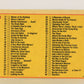 Raiders Of The Lost Ark 1981 Trading Card #88 Checklist FR-ENG O-Pee-Chee L018014