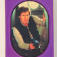 Star Wars ROTJ 1983 Topps Sticker Trading Card #11 Han Solo - Purple - Faulty L018019