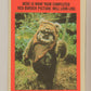 Star Wars ROTJ 1983 Topps Sticker Trading Card #11 Han Solo - Purple - Faulty L018019