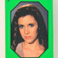 Star Wars ROTJ 1983 Topps Sticker Trading Card #31 Princess Leia - Green - Faulty L018026