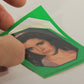 Star Wars ROTJ 1983 Topps Sticker Trading Card #31 Princess Leia - Green - Faulty L018026