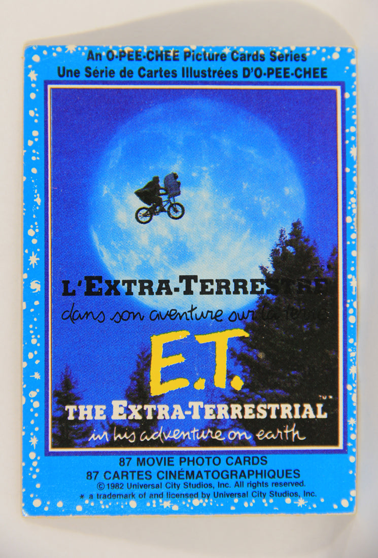 E.T. The Extra-Terrestrial 1982 Trading Card #1 E.T. The Extra-Terrestrial FR-ENG OPC L018028