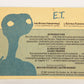 E.T. The Extra-Terrestrial 1982 Trading Card #1 E.T. The Extra-Terrestrial FR-ENG OPC L018028