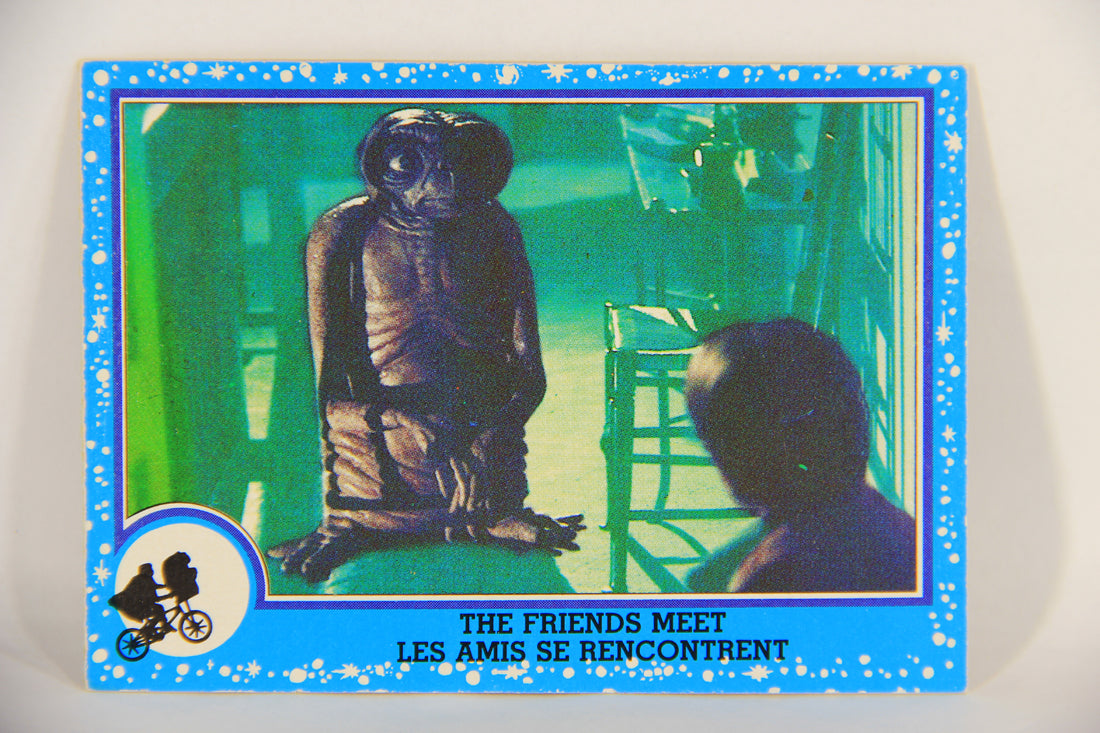 E.T. The Extra-Terrestrial 1982 Trading Card #12 The Friends Meet FR-ENG OPC L018039