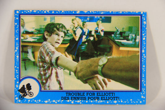 E.T. The Extra-Terrestrial 1982 Trading Card #33 Trouble For Elliott FR-ENG OPC L018060
