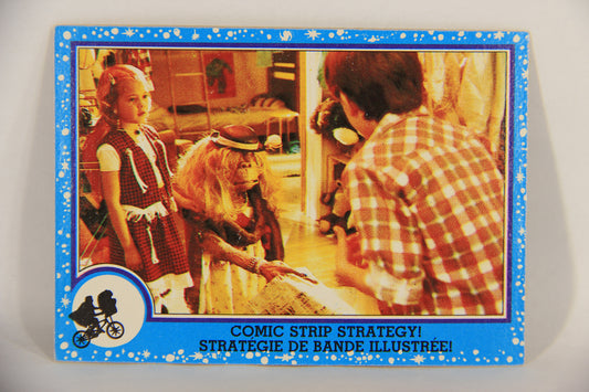 E.T. The Extra-Terrestrial 1982 Trading Card #37 Comic Strip Strategy FR-ENG OPC L018064