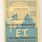 E.T. The Extra-Terrestrial 1982 Trading Card #41 It's Halloween FR-ENG OPC L018068