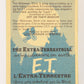 E.T. The Extra-Terrestrial 1982 Trading Card #42 Elliott's Disguise FR-ENG OPC L018069
