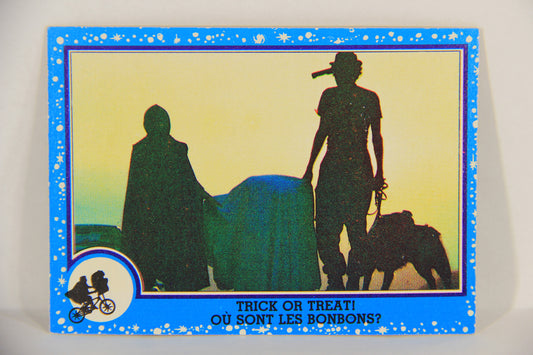E.T. The Extra-Terrestrial 1982 Trading Card #44 Trick Or Treat FR-ENG OPC L018071