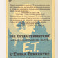 E.T. The Extra-Terrestrial 1982 Trading Card #47 E.T. Phones Home FR-ENG OPC L018074