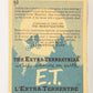 E.T. The Extra-Terrestrial 1982 Trading Card #52 Spaceman At The Door FR-ENG OPC L018079