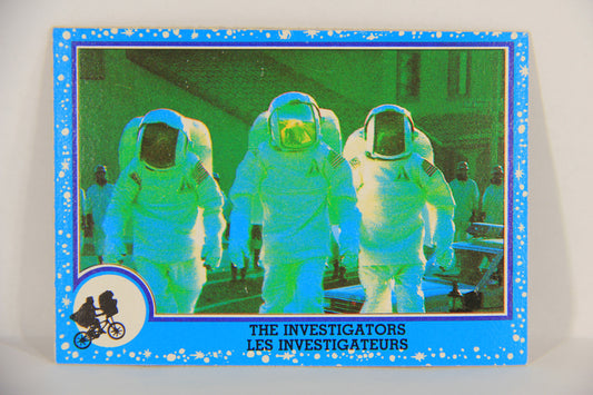 E.T. The Extra-Terrestrial 1982 Trading Card #53 The Investigators FR-ENG OPC L018080