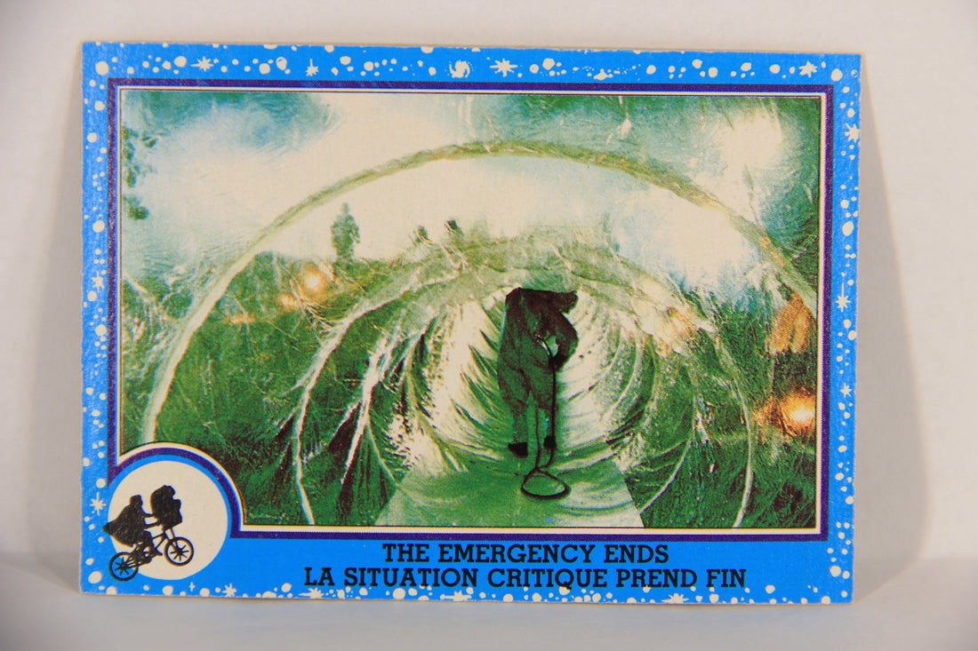 E.T. The Extra-Terrestrial 1982 Trading Card #58 The Emergency Ends FR-ENG OPC L018085