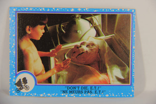 E.T. The Extra-Terrestrial 1982 Trading Card #59 Don't Die E.T. FR-ENG OPC L018086