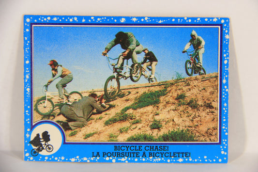 E.T. The Extra-Terrestrial 1982 Trading Card #65 Bicycle Chase FR-ENG OPC L018092