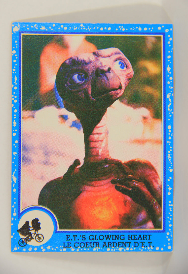 E.T. The Extra-Terrestrial 1982 Trading Card #68 E.T.'s Glowing Heart FR-ENG OPC L018095