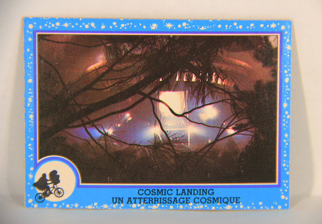 E.T. The Extra-Terrestrial 1982 Trading Card #71 Cosmic Landing FR-ENG OPC L018098