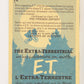 E.T. The Extra-Terrestrial 1982 Trading Card #74 Gertie's Goodbye Kiss FR-ENG OPC L018101