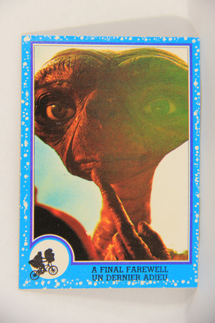 E.T. The Extra-Terrestrial 1982 Trading Card #76 A Final Farewell FR-ENG OPC L018103