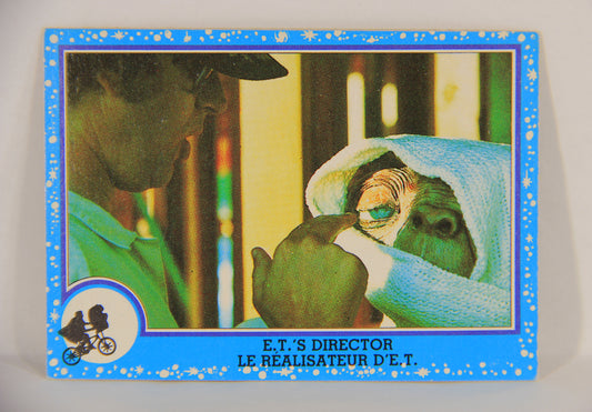 E.T. The Extra-Terrestrial 1982 Trading Card #83 E.T.'s Director FR-ENG OPC L018110