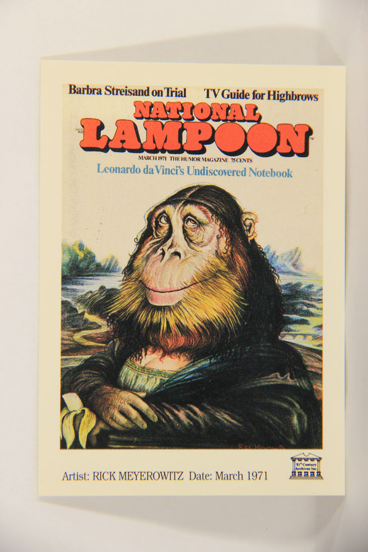 National Lampoon 1993 Trading Card #1 Leonardo Da Vinci - March 1971 L018159