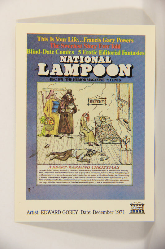 National Lampoon 1993 Trading Card #8 A Heart-Warming Christmas - December 1971 L018166