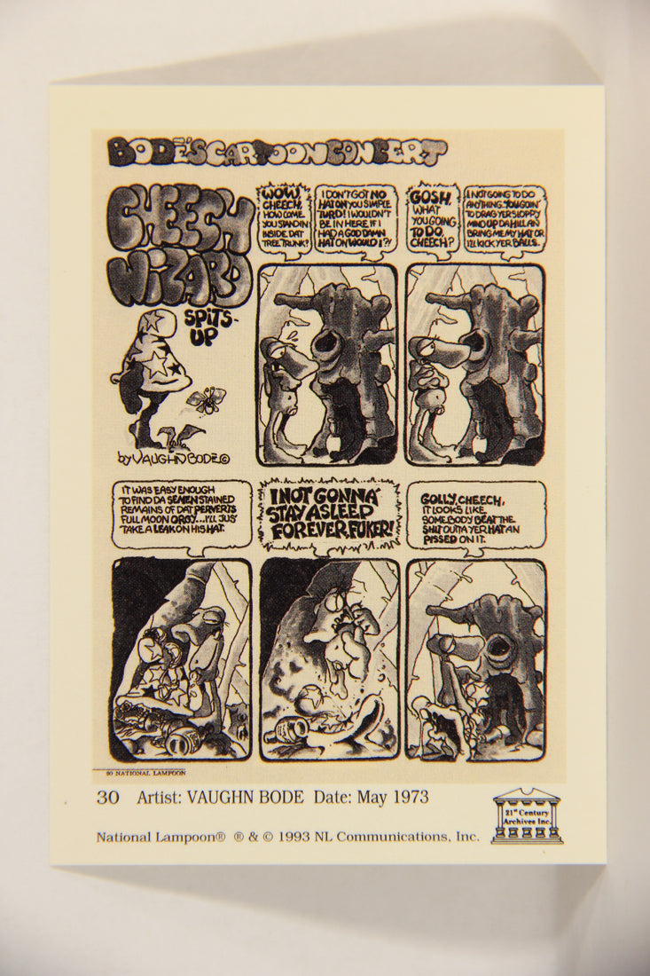 National Lampoon 1993 Trading Card #30 Fraud - May 1973 ENG L018188