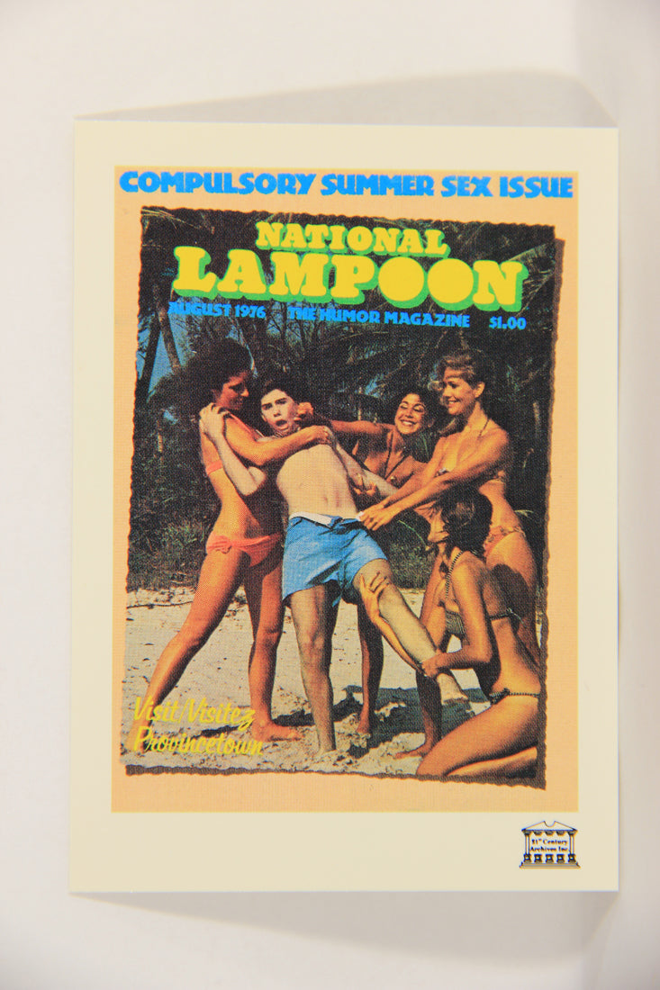 National Lampoon 1993 Trading Card #53 Compulsory Summer Sex - Aug 1976 ENG L018211