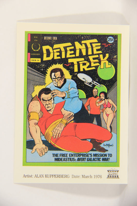 National Lampoon 1993 Trading Card #57 Detente Trek - Kirk Parody Star Trek ENG L018215