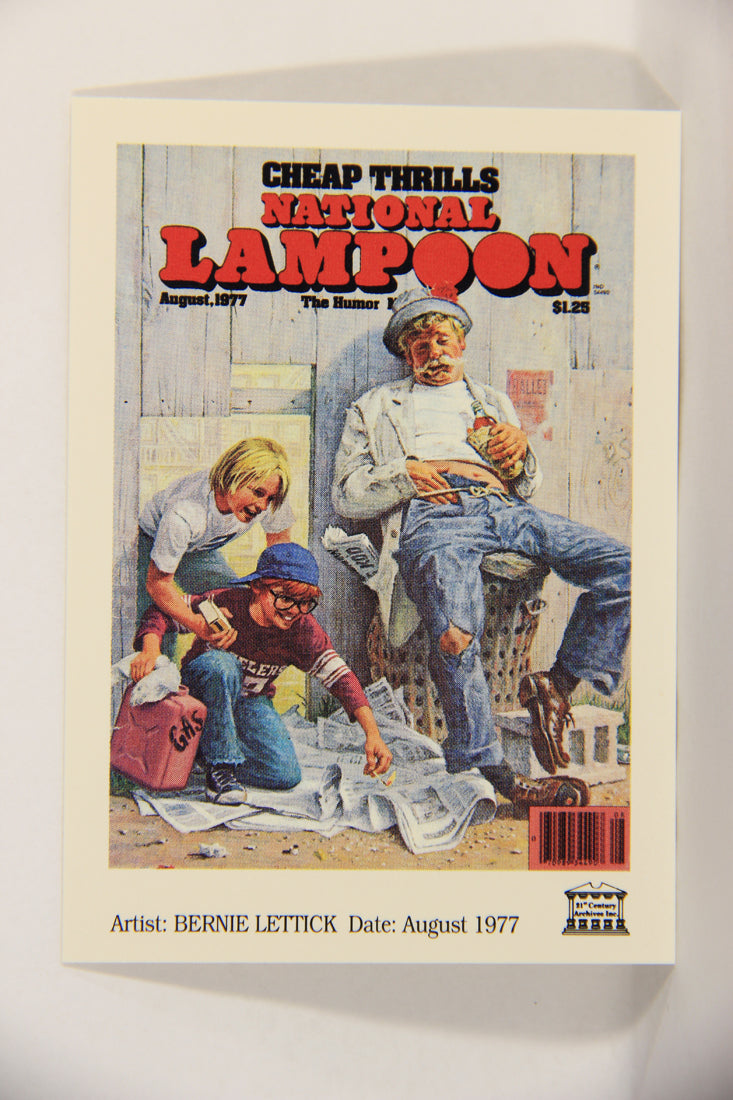 National Lampoon 1993 Trading Card #59 Cheap Thrills - Aug 1977 ENG L018217