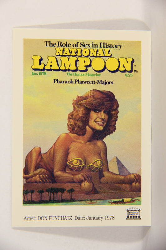 National Lampoon 1993 Trading Card #67 Role Of Sex In History - Jan 1978 ENG L018225