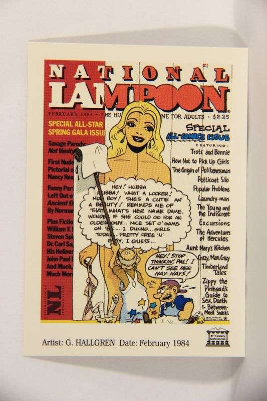 National Lampoon 1993 Trading Card #84 Spring Gala - Feb 1984 ENG L018242